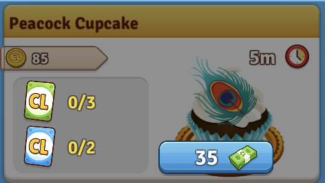 Peacock Cupcake Recipe