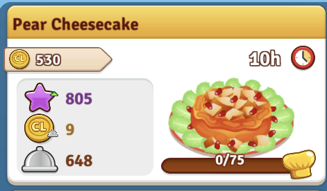 Pear Cheesecake Recipe