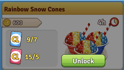 Rainbow Snow Cones Recipe