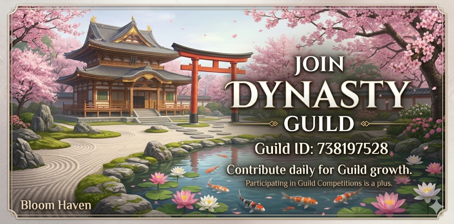 guilld recruit banner. Dynasty Guild ID: 738197528.