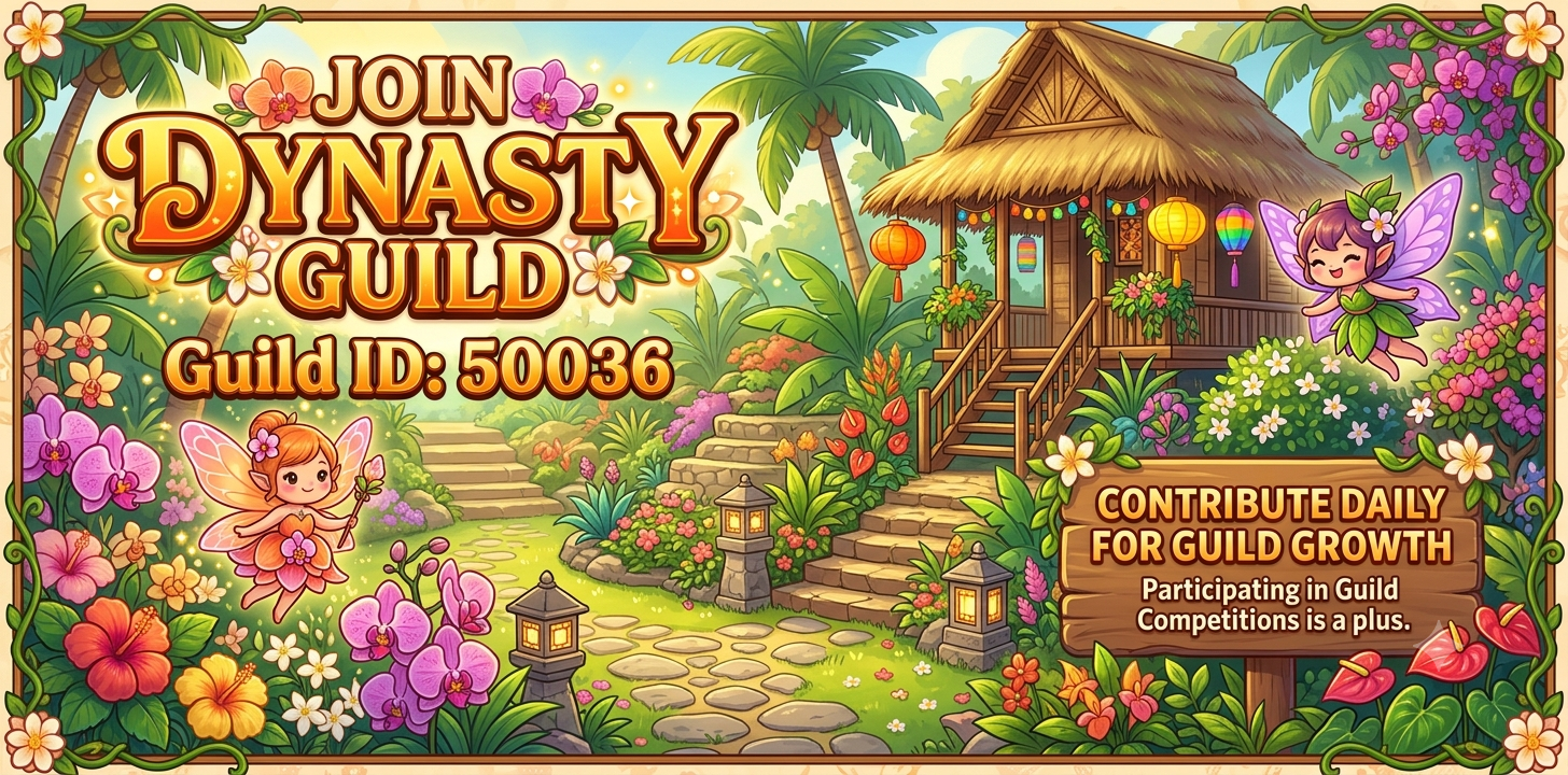 guilld recruit banner. Dynasty Guild ID: 50036.