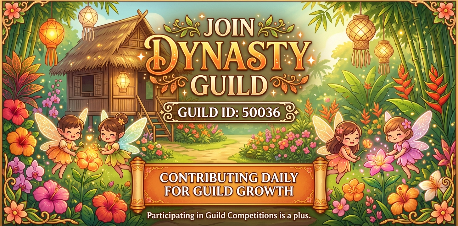 guilld recruit banner. Dynasty Guild ID: 50036.