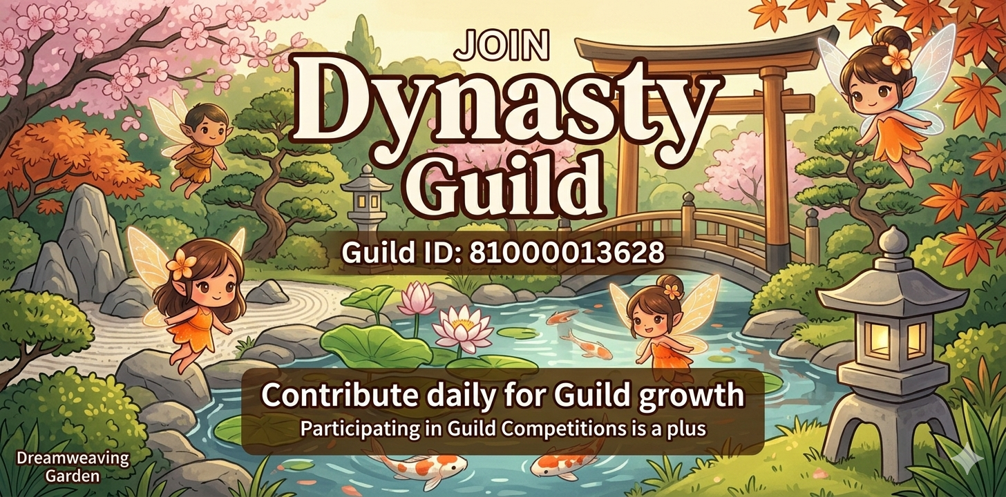 guilld recruit banner. Dynasty Guild ID: 81000013628.